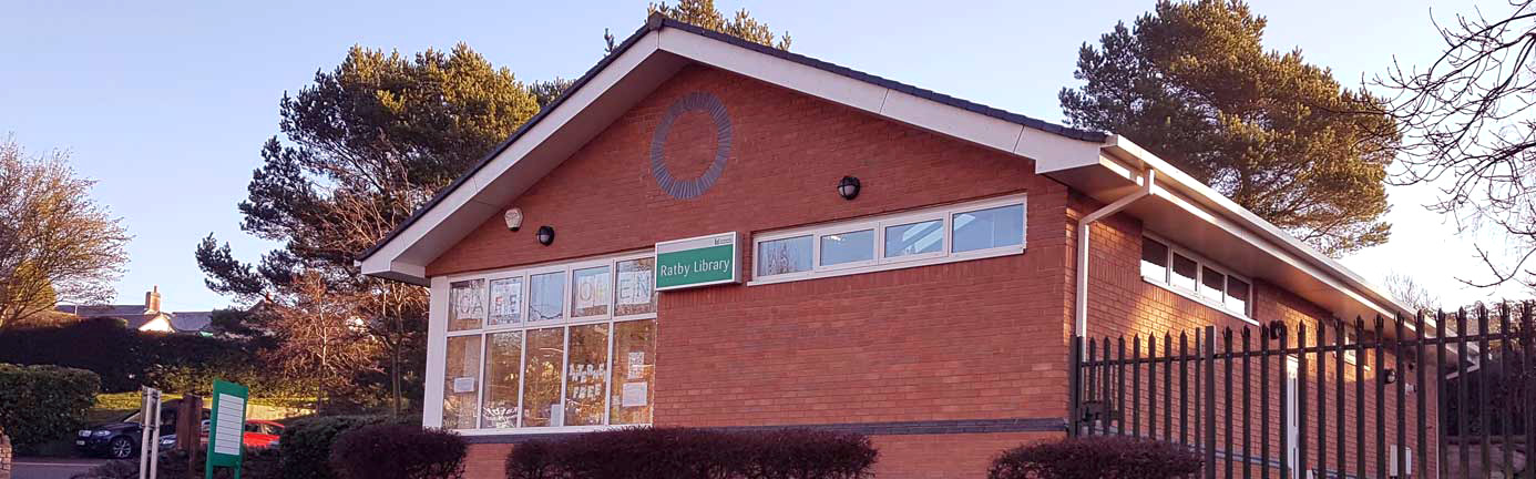 Welcome to Ratby Library side view of building