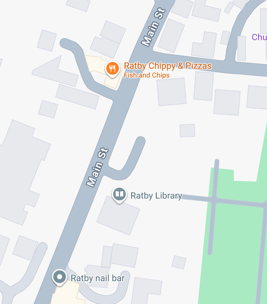 Ratby Library Location